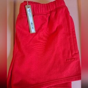 SKIMS Ruby Cotton Fleece Shorts